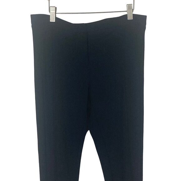 The Savile Row London Black Cigarette Pant Womens 8 Stretch Straight Leg - Picture 2 of 6